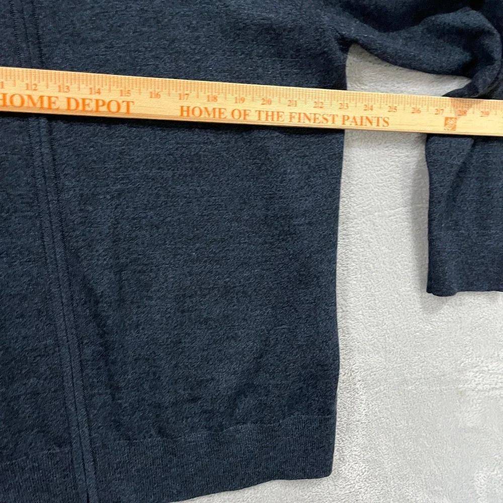 Banana Republic Mens Merino Wool Blend‎ Full Zip Cardigan Sweater XL Preppy